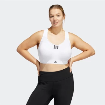 adidas TLRD Impact Training High-Support Bra (Plus - White