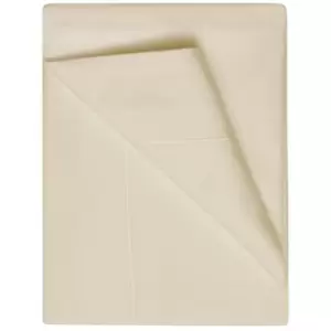 Belledorm 400 Thread Count Egyptian Cotton Flat Sheet (Kingsize) (Cream) - Cream