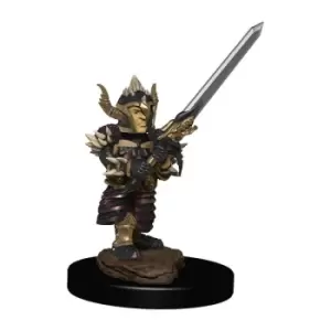 D&amp;D Icons of the Realms Premium Miniature pre-painted Halfling Fighter Male Case (6)