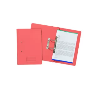 Pocket Spiral Files 285gsm Foolscap Red Pack of 25 TPFM-REDZ