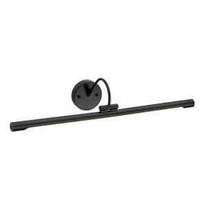 LED 1 Light Large Picture Wall Light Black