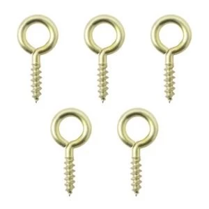 BQ Brass Screw Eye Pack of 25