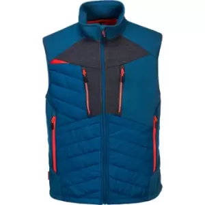 Portwest DX4 Mens Hybrid Baffle Gilet Metro Blue 3XL