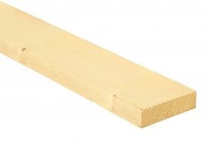 Wickes Whitewood PSE 18 x 69 x 2400mm Single