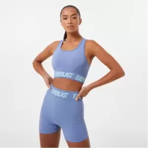 Everlast Seamless Panelled Sports Bra - Blue