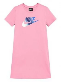 Nike Sportswear Older Girls T-Shirt Dress - Pink