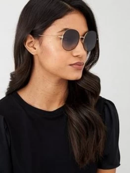 Dolce & Gabbana Round Sunglasses - Gold/Black