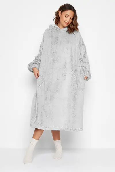 Long Tall Sally Tall Snuggle Hoodie Grey