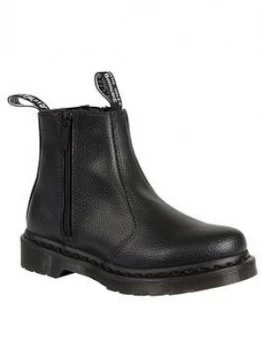 Dr Martens 2979 W/zips Ankle Boots - Black, Size 3, Women