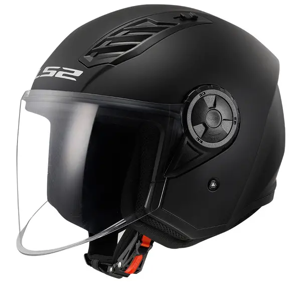 LS2 OF616 Airflow II Solid Matt Black 06 Jet Helmet Size XS