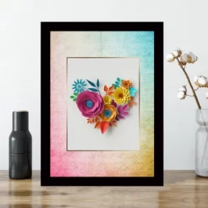 SC0627025985 Multicolor Decorative Framed MDF Painting