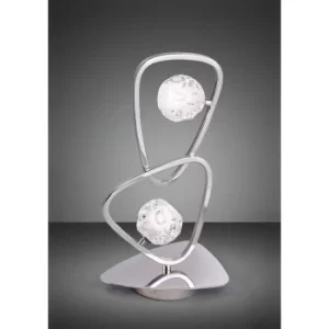 Lux 2-Light G9 Table Lamp, Polished Chrome