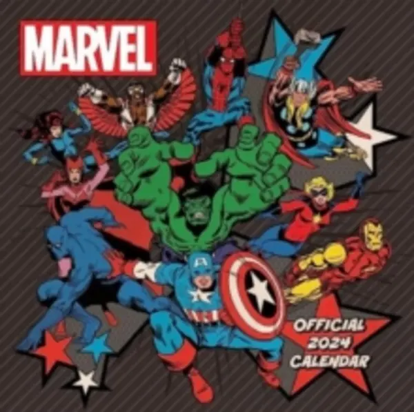 Official Marvel Comics 2024 Square Wall Calendar Calendar