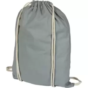 Bullet Oregon Cotton Premium Rucksack (Pack Of 2) (44 x 32 cm) (Grey)