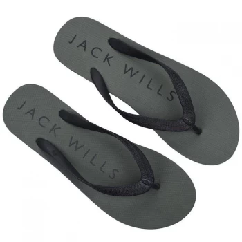 Jack Wills Steadman Flip Flops - Olive