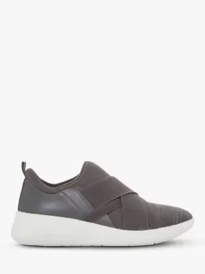 Dune Grey 'E Elevate' Slip On Trainers - 3