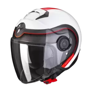 Scorpion Exo-City Roll Pearl White-Red L