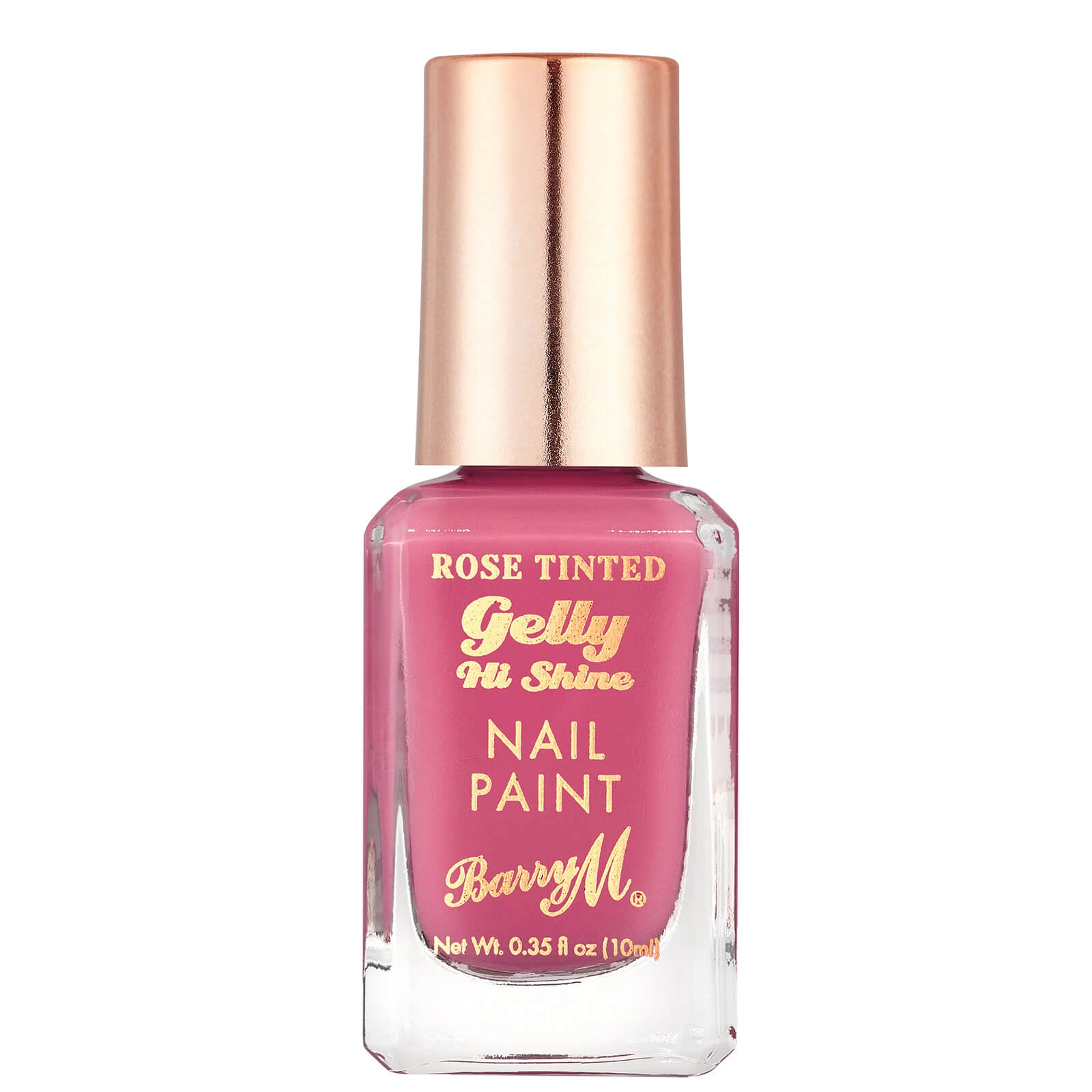 Barry M Rose Tinted Gelly Nail Paint - Crushed Pink 3