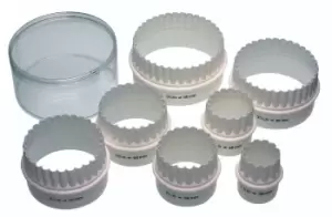 Double Edged Plastic Biscuit/Pastry Cutter Set, Display Boxed