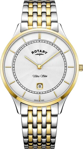 Rotary Watch Ultra Slim Men D - Silver RTY-926