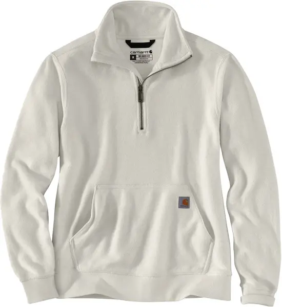 Carhartt Midweight Half Zip Ladies Sweatshirt, white, Size XL for Women