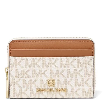 Michael Kors Zip Around Purse Womens - Vanilla/Acrn149