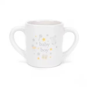 Hello Baby Double Handled Mug 'Baby Boy'