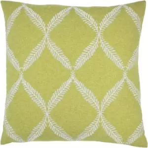 Paoletti Olivia Cushion Cover (One Size) (Citrus Yellow)