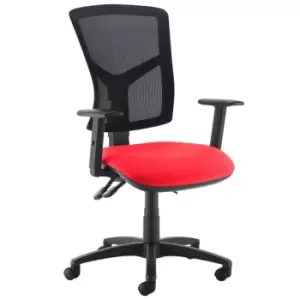 Dams MTO Senza High Mesh Back Operator Chair with Adjustable Arms - Bridgetown P