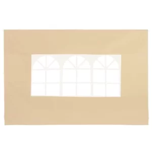 Gazebo Side Panel 2Pcs Set Beige 3x2m