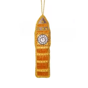 Sass & Belle London Big Ben Embroidery Decoration