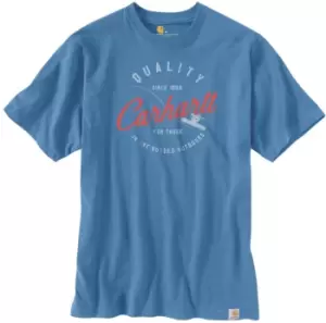 Carhartt Workwear Fishing T-Shirt, blue Size M blue, Size M