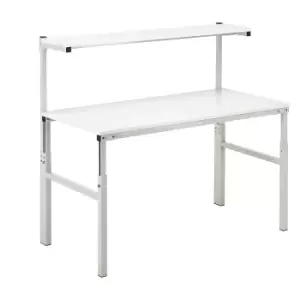 Treston standard table with shelf, manual heigh adjustment from 650 to 900 mm, standard table with shelf, manual heigh adjustment from 650 to 900 mm,