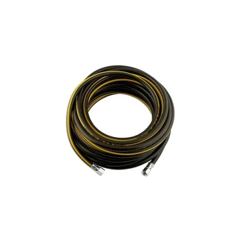 Rubber Air Hose - 10mm (3/8in.) With 3/8in. BSP Nipples - 15m - 30906 - Connect