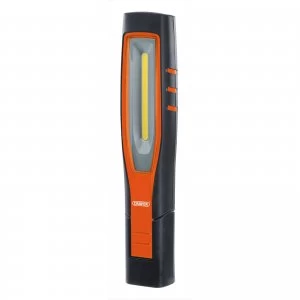 Draper Rechargeable 7W COB LED Inspection Light Orange