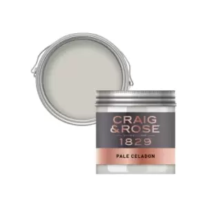 Craig & Rose 1829 Pale Celadon Chalky Emulsion Paint, 50ml Tester Pot