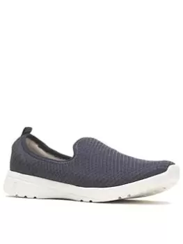 Hush Puppies Good Slip On Plimsolls - Navy, Size 5, Women