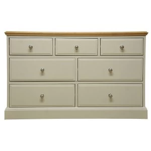 Robert Dyas Vivianna Ready Assembled 7-Drawer Wide Chest of Drawers