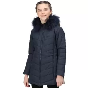 Regatta Girls Fabrizia Padded Warm Hooded Parka Jacket 5-6 Years - Chest 59-61cm (Height 110-116cm)