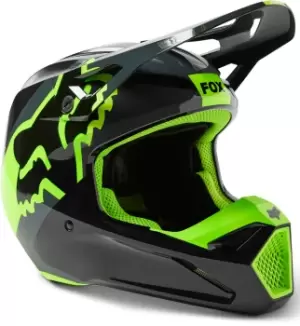 FOX V1 Xpozr Motocross Helmet, black-grey, Size L, black-grey, Size L