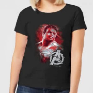 Avengers Endgame Hulk Brushed Womens T-Shirt - Black - XXL