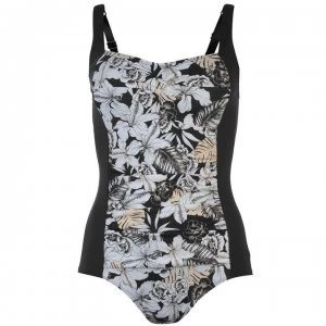 Dorina Dorina Sulu Control Swimsuit Womens - BLACKFLORAL126