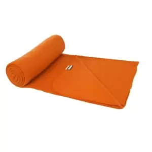 Bullet Willow Polar Fleece Blanket (One Size) (Orange)