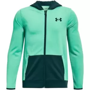 Under Armour Fleece Full Zip Hoody Junior Boys - Green