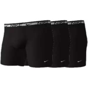 Nike 3 Pack Stretch Trunks Mens - Black