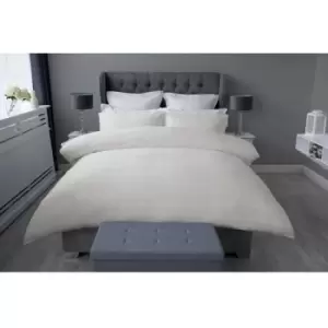 Belledorm Union Square Duvet Cover Set (Single) (Ivory) - Ivory