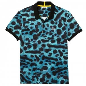 Lacoste Nat Geo Print Polo Shirt - Frog