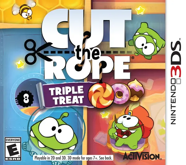 Cut The Rope Triple Treat Nintendo 3DS Game