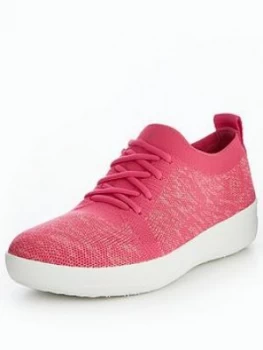 FitFlop F Sporty Uumlberknit Sneaker Fuchsia Fuchsia Size 8 Women