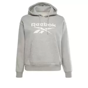 Reebok Identity Logo Fleece Hoodie (Plus Size) Wom - Grey